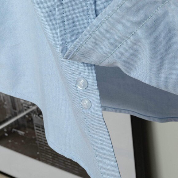 Thom Browne Blue Oxford Long Sleeved Shirt - Picture 3 of 10